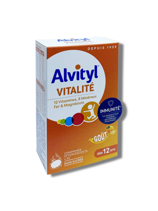 Alvityl Vitalité Effervescent - 30 comprimés